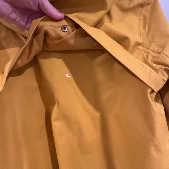 Joules right-as-rain yellow waterproof parka with hood, size 10 hardly worn - Picture 11 of 16